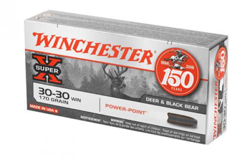 Winchester Ammunition Super-X, 30-30, 170 Grain, Power Point, 20 Round Box X30303