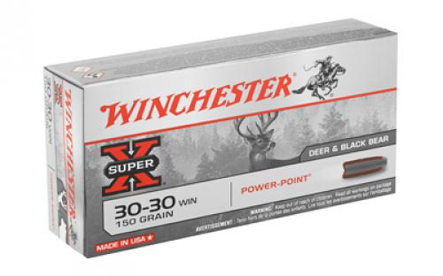 Winchester Ammunition Super-X, 30-30, 150 Grain, Power Point, 20 Round Box X30306