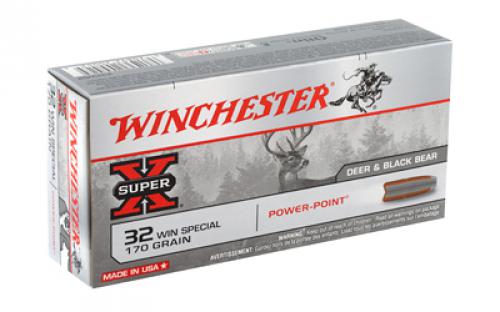 Winchester Ammunition Super-X, 32 WIN Special, 170 Grain, Power Point, 20 Round Box X32WS2