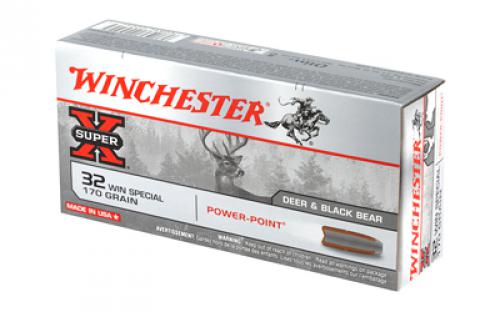 Winchester Ammunition Super-X, 32 WIN Special, 170 Grain, Power Point, 20 Round Box X32WS2