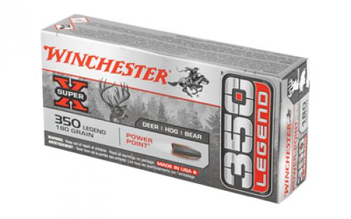 Winchester Ammunition Super-X, 350 Legend, 180 Grain, Power Point, 20 Round Box X3501