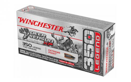 Winchester Ammunition Deer Season XP, 350 Legend, 150 Grain, Extreme Point Poly Tip, 20 Round Box X350DS