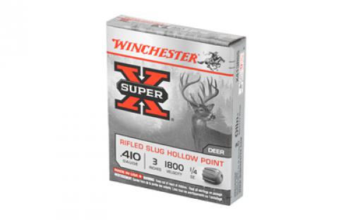 Winchester Ammunition Super-X, 410 Gauge, 3", 0.25 oz., Slug, 5 Round Box X413RS5