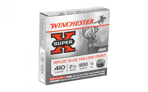 Winchester Ammunition Super-X, 410 Gauge, 2.5", 0.20 oz., Slug, 5 Round Box X41RS5