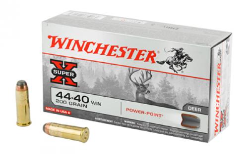 Winchester Ammunition Super-X, 44-40, 200 Grain, Power Point, 50 Round Box X4440