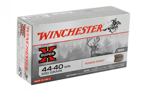 Winchester Ammunition Super-X, 44-40, 200 Grain, Power Point, 50 Round Box X4440