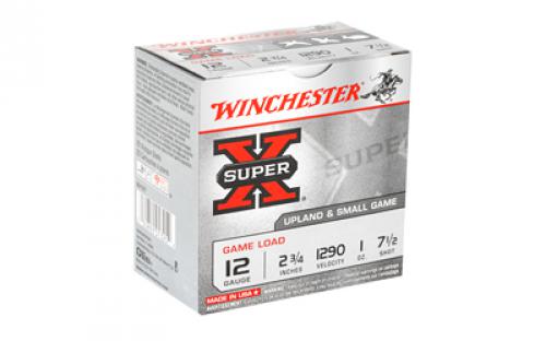 Winchester Ammunition Super-X, 12 Gauge, 2.75", Game Load, #7.5, 1 oz., Shotshell, 25 Round Box XU127