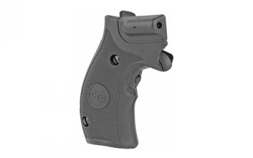 Crimson Trace Corporation Hi-Brite LaserGrip, Fits Compact Smith & Wesson K, L-Frame Round Butt, Rubber Overmold LG-306