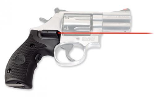 Crimson Trace Corporation Hi-Brite LaserGrip, Fits Compact Smith & Wesson K, L-Frame Round Butt, Rubber Overmold LG-306