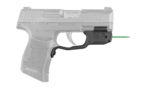 Crimson Trace Corporation Green Laserguard, Fits Sig P365, Front Activated, Black Finish LG-422G