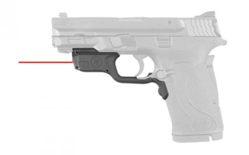 Crimson Trace Corporation Laserguard,  Fits Smith & Wesson M&P 380EZ, 9EZ, and M&P 22 Compact, Front Activated, Red Laser, Black Finish LG-459