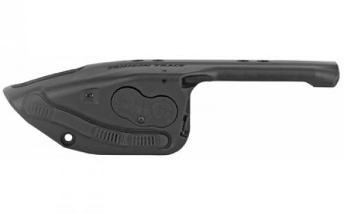 Crimson Trace Corporation Lasersaddle, Ambidextrous Activation, Fits Mossberg Shockwave/500/590, Green Laser, Black LS-250G