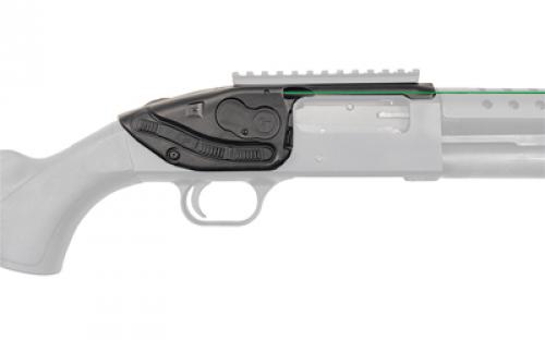 Crimson Trace Corporation Lasersaddle, Ambidextrous Activation, Fits Mossberg Shockwave/500/590, Green Laser, Black LS-250G