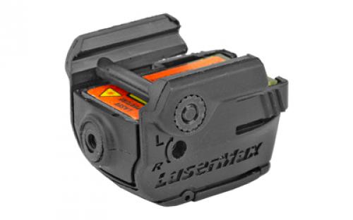 LaserMax Micro UniMax, Red Laser, Fits Picatinny, Black Finish, with Battery MICRO-2-R