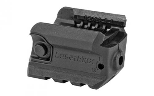 LaserMax Red Rail Laser, Fits Ruger SR22, SR9c, SR30c, Black Finish, Includes Battery LMS-RMSR