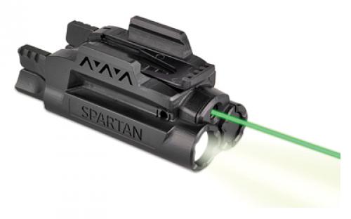 LaserMax Spartan, Green Laser/Light Combo, Fits Picatinny, Black Finish, Adjustable Fit, with Battery SPS-C-G