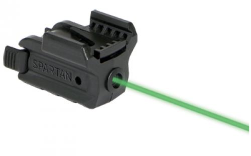 LaserMax Spartan, Green Laser, Fits Picatinny, Black Finish, Adjustable Fit, with Battery SPS-G