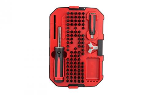 Real Avid Smart Drive 90, 90 Piece Gunsmithing Kit With Force Assist LED Bit Driver, Packaged In Carry Case AVSD90