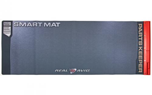 Real Avid Mat, Smart Long Gun Cleaning Mat, Parts Keeper Tray, Magnetic Compartment, Oil/Solvent Resistant Coating, 43 x 16 AVULGSM