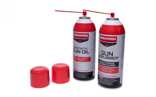 Birchwood Casey Gun Scrubber and Synthetic Gun Oil Combo Pack, Aerosol, 10oz BC-33302