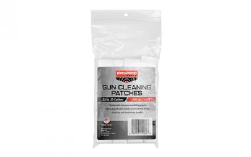 Birchwood Casey Cleaning Patches, 1 1/8, .22-.25 Caliber, 1,000 Patches BC-41160