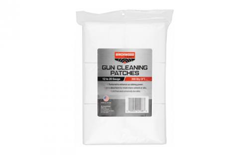 Birchwood Casey Cleaning Patches, 3, 12-20 Gauge, 300 Patches BC-41168