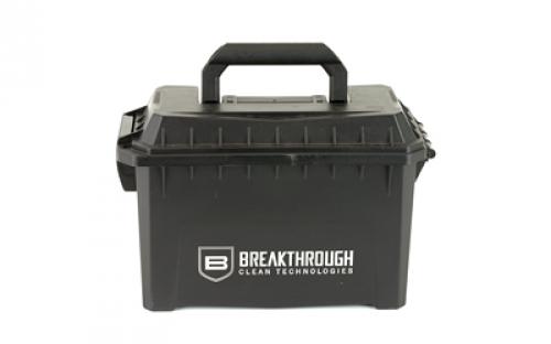 Breakthrough Clean Technologies (6) Nylon Bore Brushes (.22/.223 cal., .30 cal., .357 cal/.38 cal./9MM, 10MM/.40 cal., .45 cal., 12 Gauge), Shotgun Rod Adapter, Brass Shotgun Patch Holder, (2) Brass Patch Holders (.22/.223 cal., .30 cal.), (6) Brass Patch Jags .22 cal. through 12 Gauge, Cleaning Patches, Silicone Cloth, Swab-its Gun-tips Foam Swabs, 6oz Bottle of Breakthrough Mili