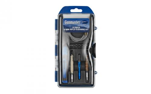 DAC Gunmaster Rifle Cleaning Kit, 12 Pieces, 243/260/6mm/6.5mm, Includes Pull Through Rod and 6 Piece Driver Set GM65LR