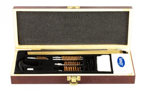 DAC Cleaning Kit, For Universal Gun Cleaning, Wood Box, 17 Pieces UGC66W