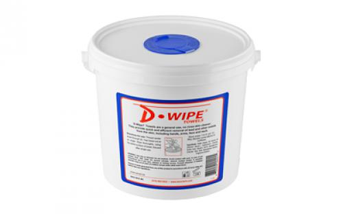 D-Lead Wipes, 70 Count, Disposable Wipes, Pop Up Canister WT-070