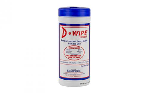 D-Lead Wipes, 40 Count, Disposable Wipes, 12/Pack, Pop Up Canister WT-040