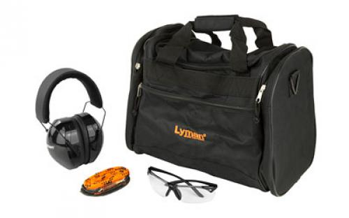 Lyman Range Kit, Includes Hearing and Eye Protection, Range Bag, and QwikDraw Barrel Cleaner 7837820