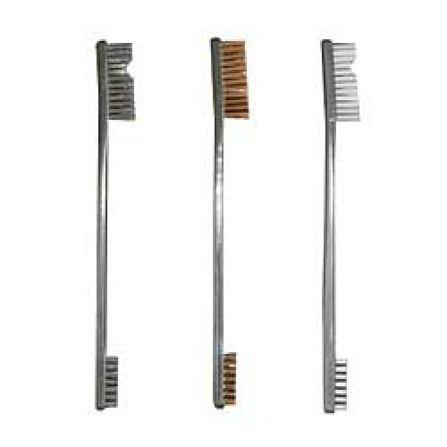 Otis Technology All Purpose Brush, Nylon, Blue Nylon, Bronze, Three Piece FG-316-3-NBBZ