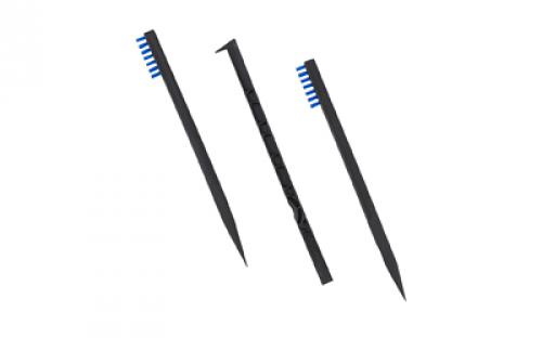 Otis Technology Multi-Purpose, Scraper & Brush Set, 3 Piece Set, Black FG-386-3