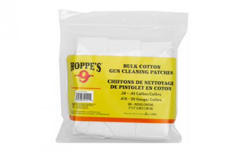 Hoppe's Cleaning Patches, 38-45Cal, 500 Pack 1204S