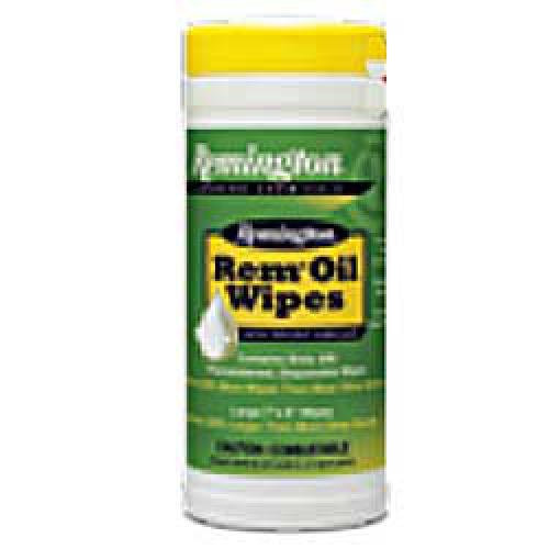 Remington Rem Oil Wipes, 60 Count, Pop Up Canister 18384