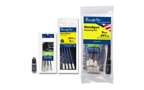 Swab-Its Cleaning Kit, Cleaning Kit, 9MM/38/357, Cleaning Swabs, Bag 44-002