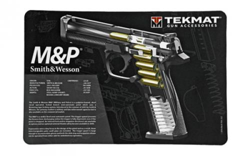 TekMat S&W M&P Pistol Mat, 3D Cut Away, 11x17, Black, Includes Small Microfiber TekTowel, Packed In Tube TEK-R17-SW-MP-CA