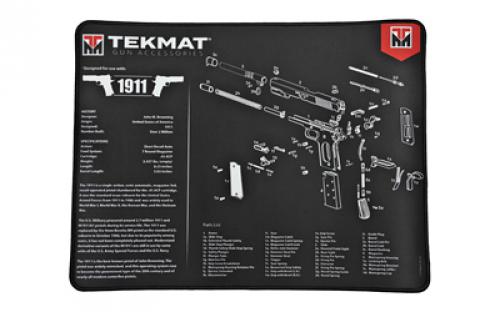 TekMat 1911 Ultra Premium Gun Cleaning Mat, 15x20, Includes Small Microfiber TekTowel, Packed In Tube TEK-R20-1911