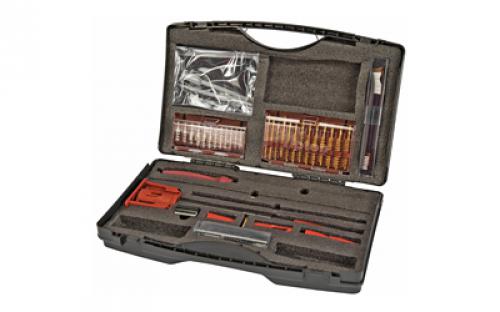 Tipton Ultra Cleaning Kit, Includes 3 Piece Stainless Steel Rod, Deluxe Bore Guide Kit, 13 Piece Ultra Jag Set with Case, 13 Piece Best Bore Brush Set with Case, 2 General Purpose Brushes, AR-15 Bolt Carrier and Action Brushes, 4 Polymer Cleaning Picks, Carry Case 554400