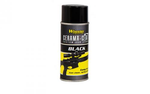 Wheeler Cerama-Coat Firearm Finish Restoration, 4oz, Aerosol, Black 468993