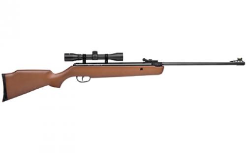 Crosman Vantage NP, Air Rifle, .177 Pellet, Brown Finish, Wood Stock, Break Barrel, Hunting Rifle, Fiber Optic Front Sight and Adjustable Rear Sight, with 4X32 Scope, Single Shot, 1200 Feet Per Second 30021