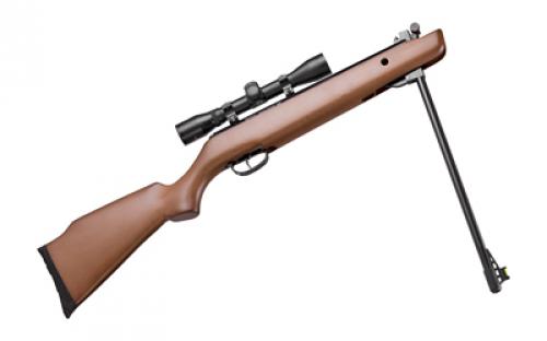 Crosman Vantage NP, Air Rifle, .177 Pellet, Brown Finish, Wood Stock, Break Barrel, Hunting Rifle, Fiber Optic Front Sight and Adjustable Rear Sight, with 4X32 Scope, Single Shot, 1200 Feet Per Second 30021