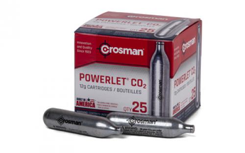 Crosman Powerlet, CO2 Cartridges, 15 Pack C2315