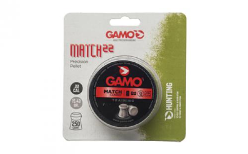 Gamo Gamo Match, Flat Nose, .22 Pellet, Tin, 250 Count 6320025B54