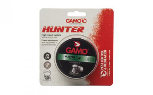 Gamo Gamo Hunter, Pellets, .177 Pellet, Round Nose, Tin, 250 Count 6320824BT54