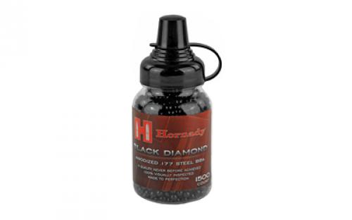 Umarex Hornady Black Diamond .177 Steel BBs, Bottle of 1500 2211056