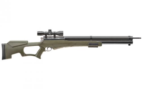 Umarex AirSaber, Arrow Rifle, PCP Power Source, 480 Feet Per Second, Black/Green Colow, Polymer Stock, Includes Axeon 4x32 Scope 2252660