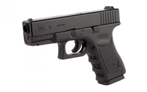 Umarex GLK G19 GEN 3 CO2 Pistol, .177 BB, 4.25" Barrel, Black Synthetic Grip, 410 Feet Per Second, 16Rd, Black, CO2 Not Included 2255200