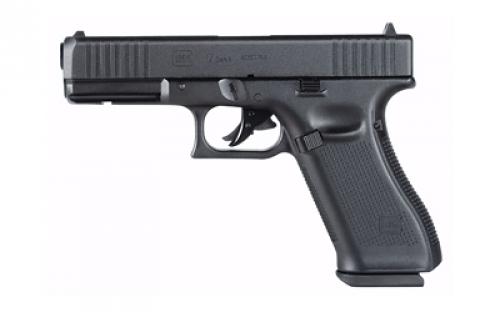 Umarex Glock 17, Semi-Automatic CO2 Air Pistol, 177 BB, 4.5 Barrel, 350 Feet Per Second, Matte Finish, Black, 20 Rounds 2255214